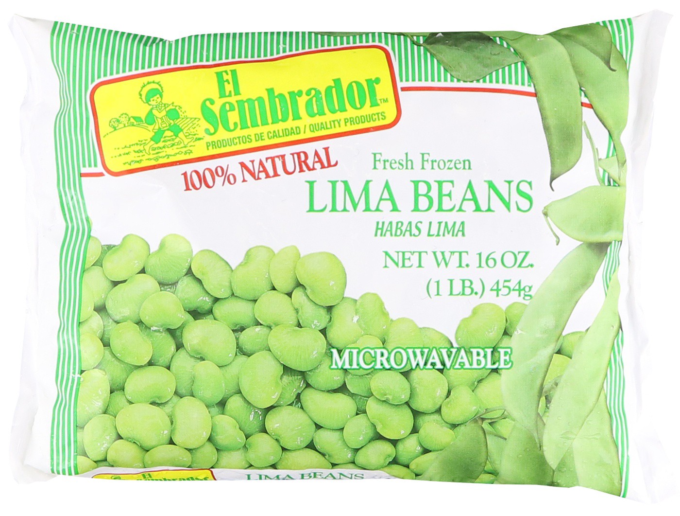 slide 1 of 1, El Sembrador Fresh Frozen Baby Lima Beans, 16 oz