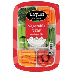 Taylor Farms Socal Vegetable Tray 18oz
