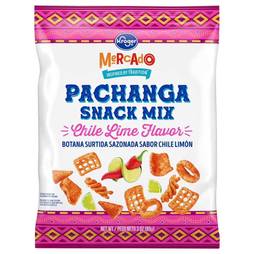 slide 1 of 1, Kroger® Pachanga Chile Lime Flavor Snack Mix, 3 oz