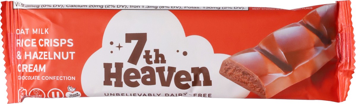 slide 5 of 13, 7th Heaven Oat Milk Rice Crisps & Hazelnut Cream Chocolate Confection 1.6 oz, 1.6 oz