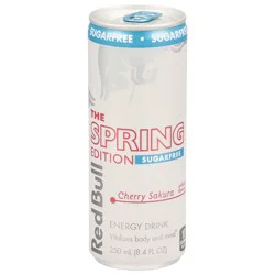 Red Bull Spring Edition Sugarfree Energy Drink, Cherry Sakura, 8.4 fl oz