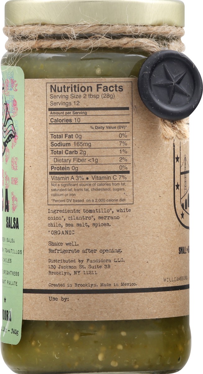slide 2 of 13, La Fundidora Fresca Salsa 12 oz, 12 oz