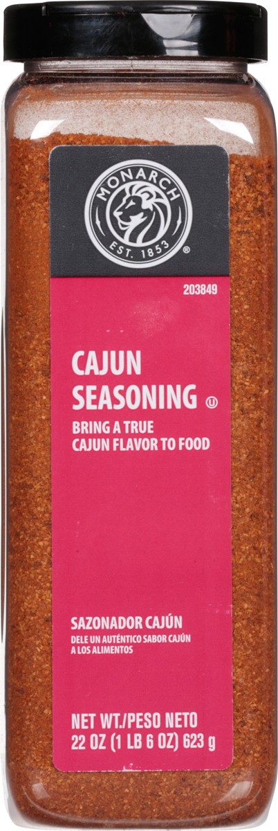 slide 6 of 14, Monarch Cajun Seasoning, 22 oz