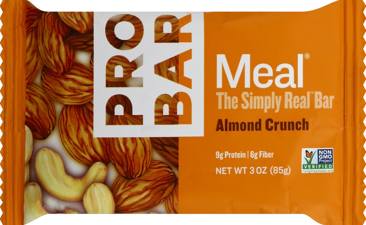 slide 5 of 6, ProBar Almond Crunch Bars, 3 oz