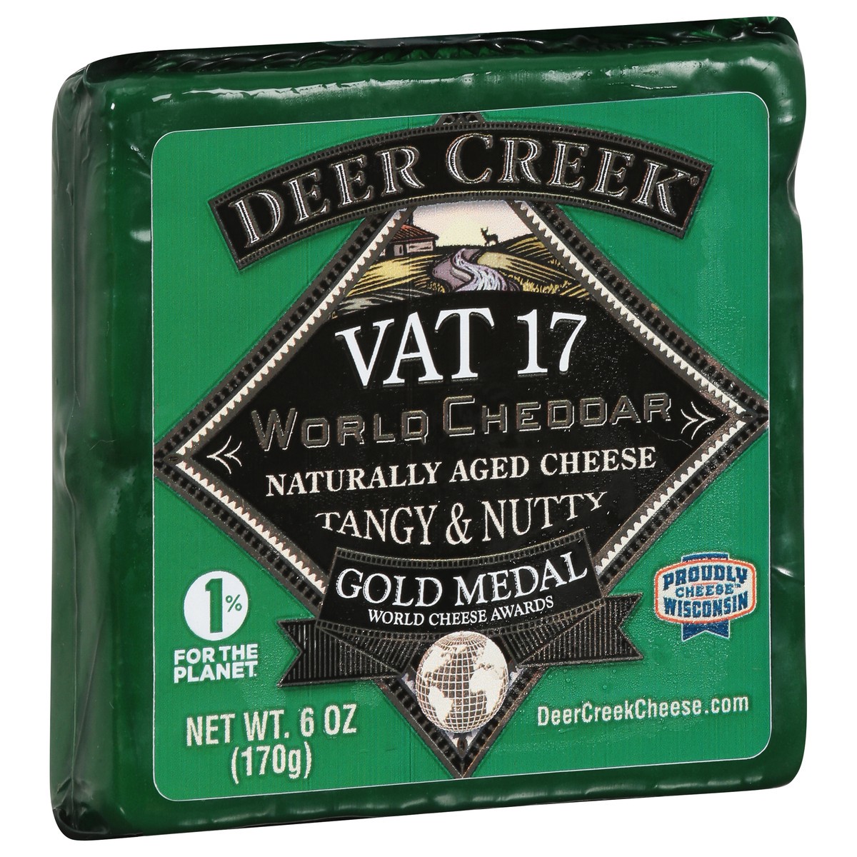 slide 8 of 9, Deer Creek Cheese, World Cheddar, 6 oz