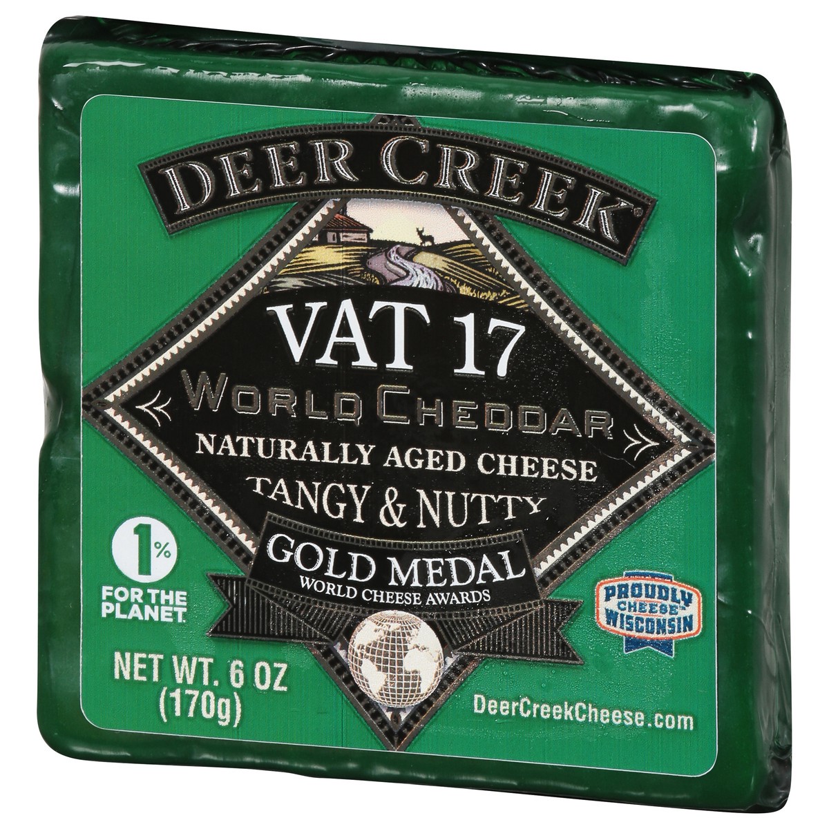 slide 2 of 9, Deer Creek Cheese, World Cheddar, 6 oz