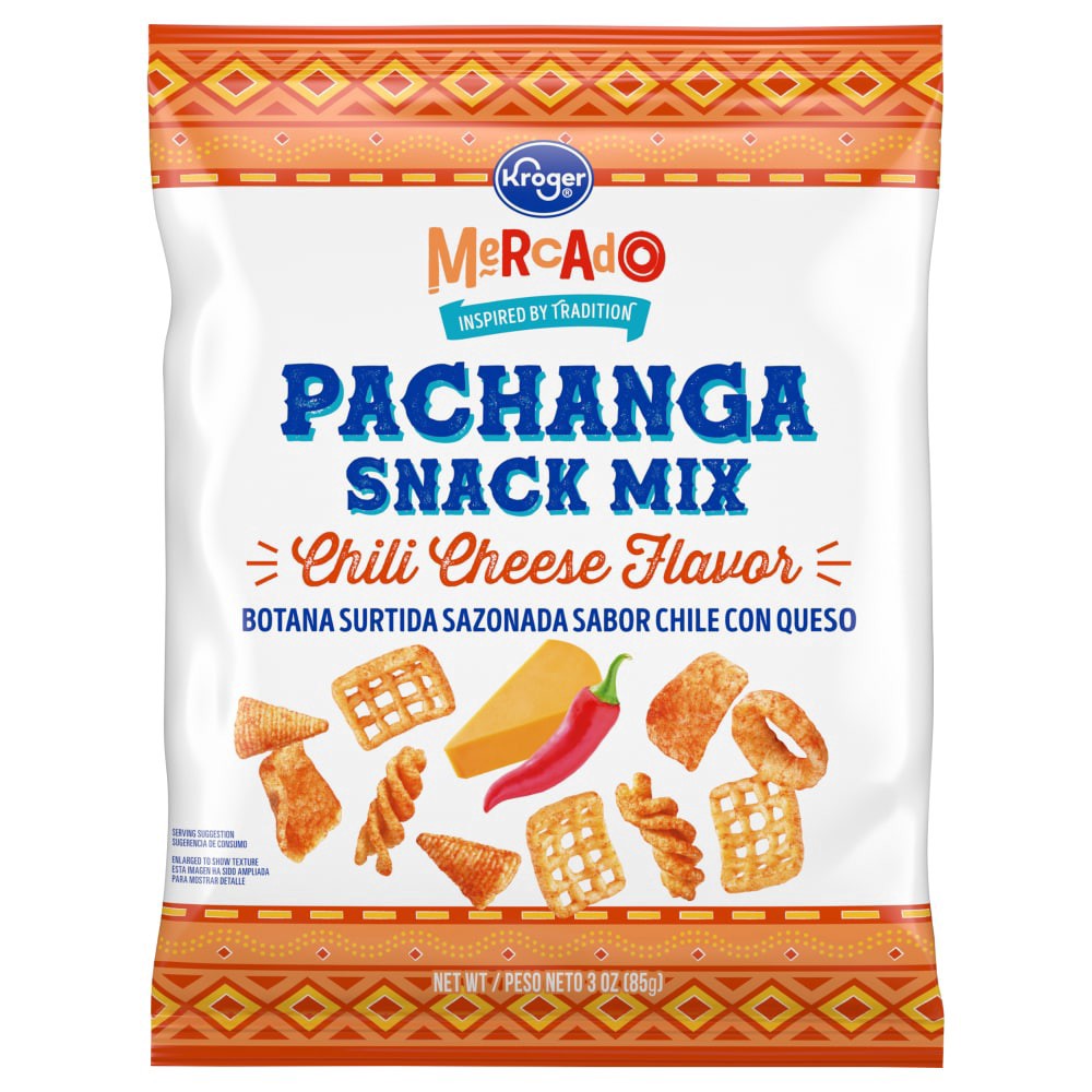 slide 1 of 1, Kroger® Mercado Pachanga Chili Cheese Flavor Snack Mix, 3 oz
