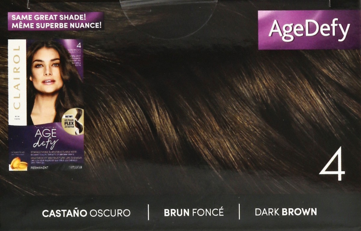 slide 8 of 12, Age Defy Dark Brown 4 Permanent Hair Color 1 ea, 1 ct