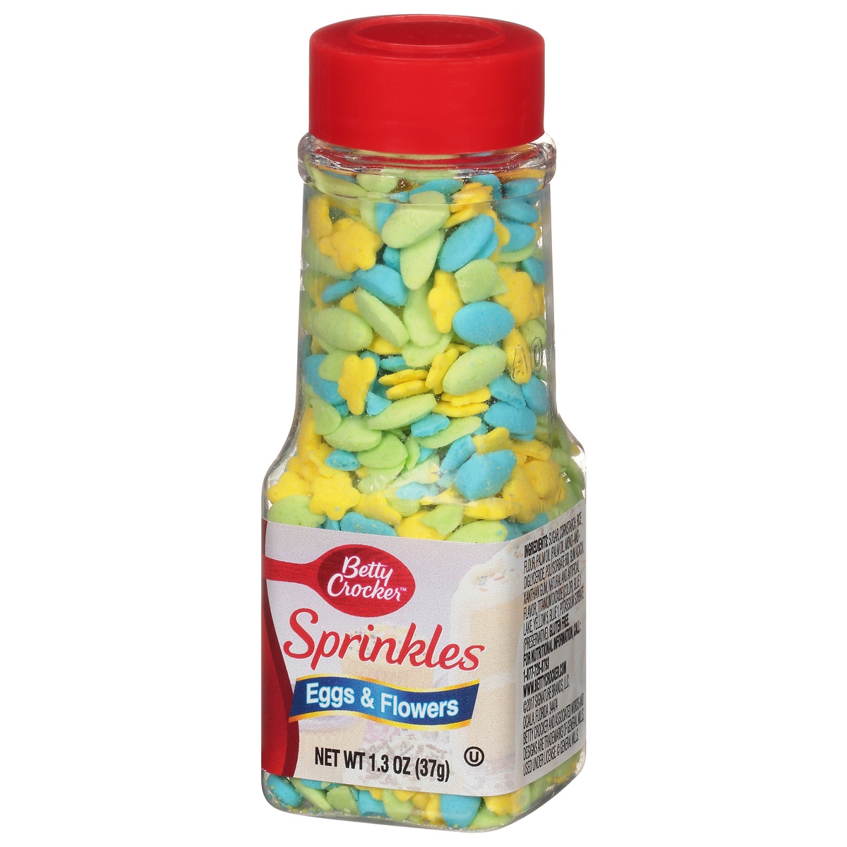 slide 4 of 9, Betty Crocker Eggs And Flowers Decorating Decors, 1.3 oz