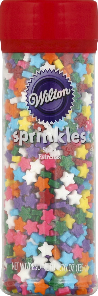 slide 2 of 2, Wilton Sprinkles Stars Rainbow - 4.6 Oz, 