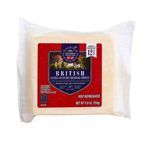 Lidl Preferred Selection British extramature cheddar cheese 8.8 oz Shipt