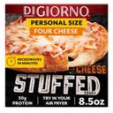 DiGiorno Cheese Stuffed Crust Four Cheese Personal Frozen Pizza - 8.5oz: High Protein