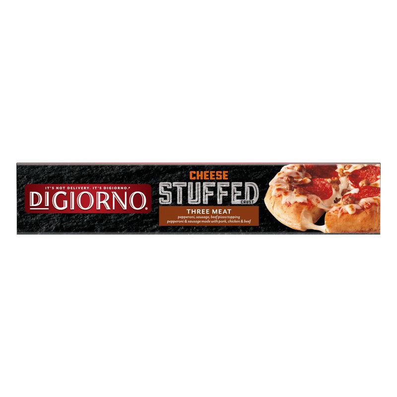 slide 5 of 8, DiGiorno Cheese Stuffed Crust Three Meat Frozen Pizza - 9.2oz, 9.2 oz