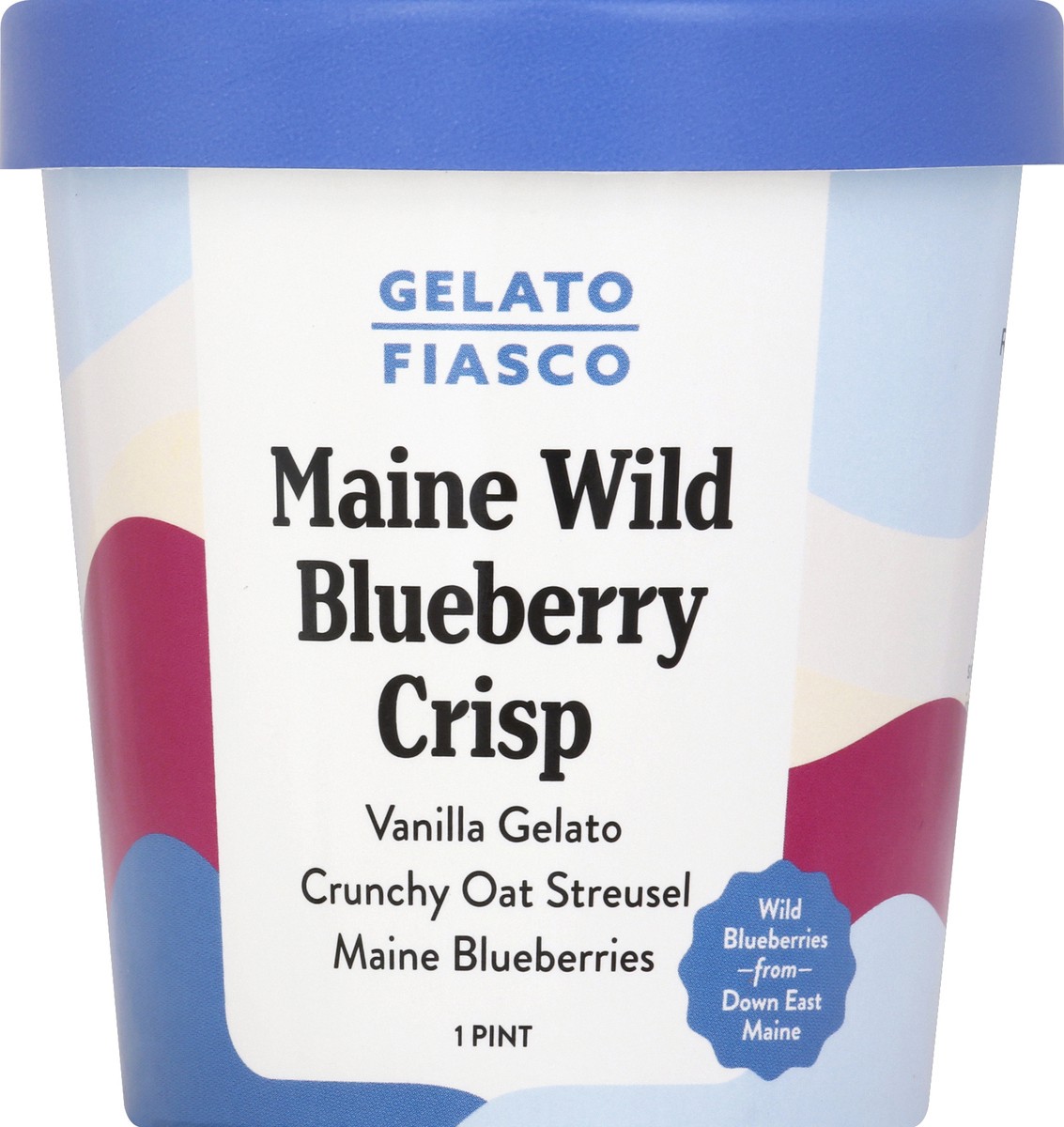 slide 5 of 6, Gelato Fiasco Gelato, Maine Wild Blueberry Crisp, 1 pint