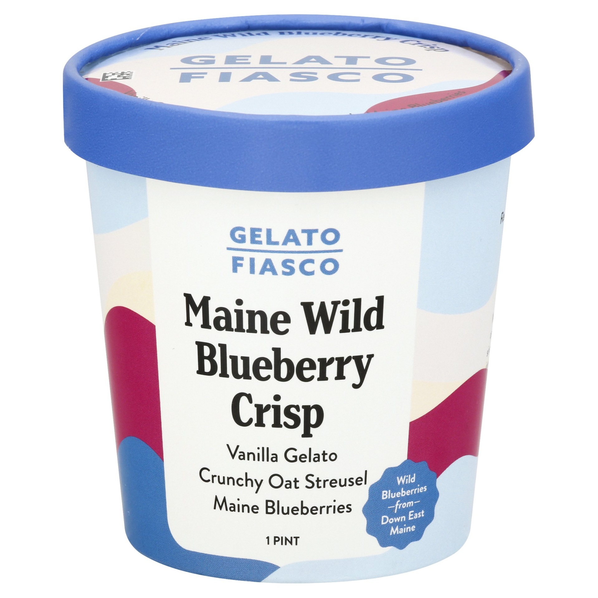 slide 1 of 6, Gelato Fiasco Gelato, Maine Wild Blueberry Crisp, 1 pint