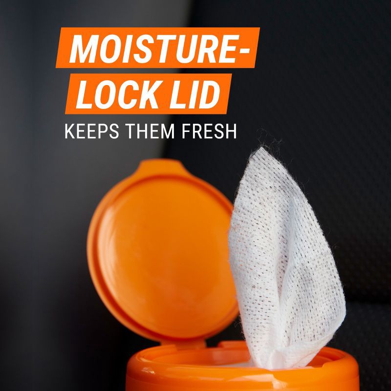 slide 6 of 7, Armor All 50ct Original Protectant Wipes Automotive Protector: Car Interior Cleaning, UV & Aging Prevention, Non-Abrasive, 50 ct