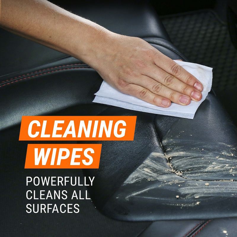 slide 5 of 11, Armor All 3pk 30ct Triple Pack Protectant/Cleaning/Glass Wipes Automotive Interior Cleaner: Car Cleaning Supplies, UV Protection, Non-Abrasive, 3 ct, 30 ct