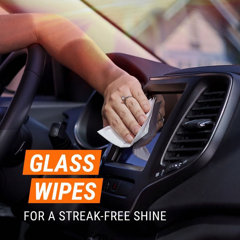 slide 6 of 11, Armor All 3pk 30ct Triple Pack Protectant/Cleaning/Glass Wipes Automotive Interior Cleaner: Car Cleaning Supplies, UV Protection, Non-Abrasive, 3 ct, 30 ct