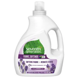 Seventh Generation Liquid Fabric Softener Fresh Lavender Scent, 90 oz, 120 Loads
