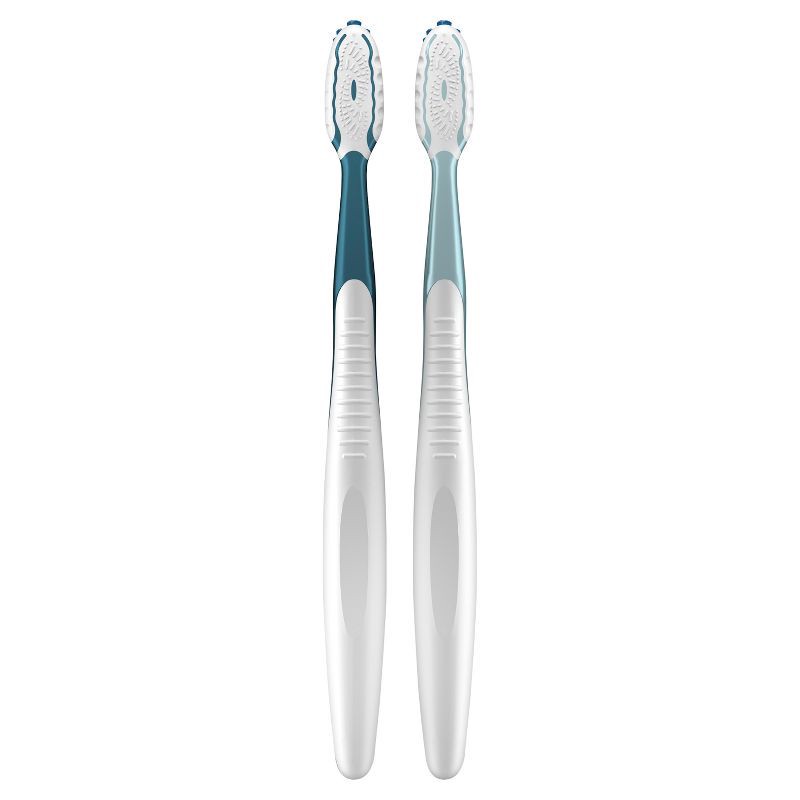 slide 9 of 11, Oral-B CrossAction All In One Toothbrushes, Deep Plaque Removal, Soft - 2ct, 2 ct