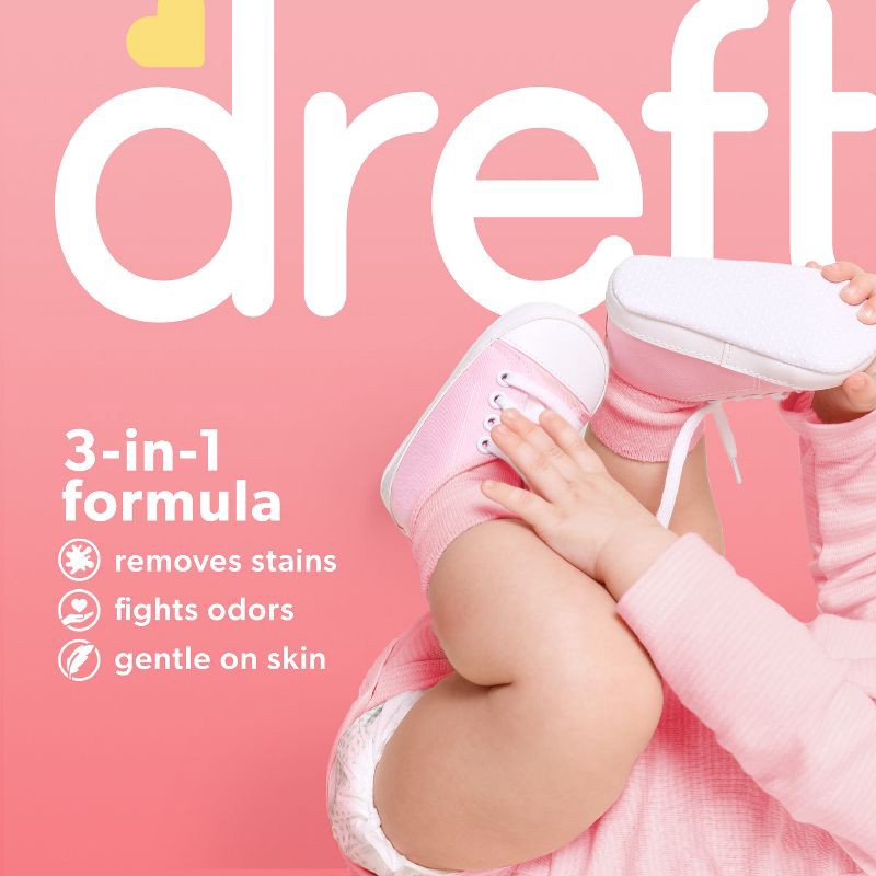 slide 3 of 12, Dreft Original Stage 1: Newborn Hypoallergenic HE Liquid Laundry Detergent 32 Loads- 46 fl oz, 46 fl oz