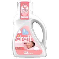 Dreft Original Stage 1: Newborn Hypoallergenic HE Liquid Laundry Detergent 32 Loads- 46 fl oz