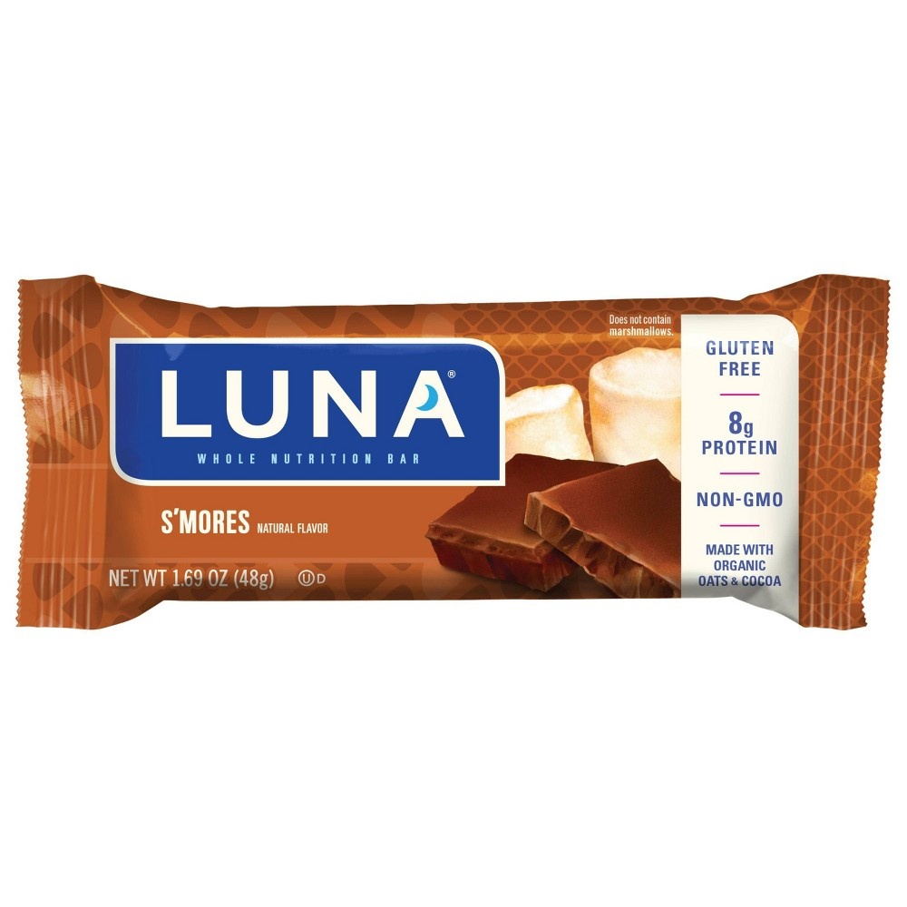 slide 2 of 4, LUNA Bar LUNA S'mores Nutrition Bars, 6 ct