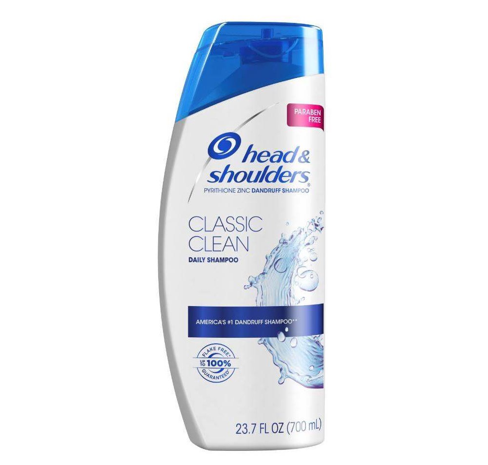 slide 3 of 3, Head & Shoulders Classic Clean Daily-Use Anti-Dandruff Paraben Free Shampoo - 23.7 fl oz, 23.7 fl oz