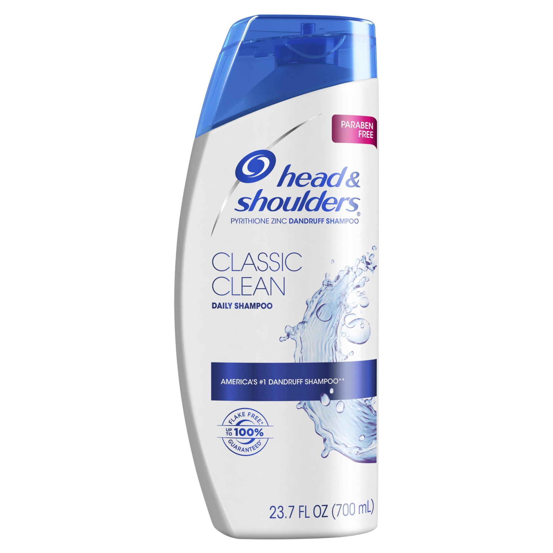 slide 1 of 3, Head & Shoulders Classic Clean Daily-Use Anti-Dandruff Paraben Free Shampoo - 23.7 fl oz, 23.7 fl oz