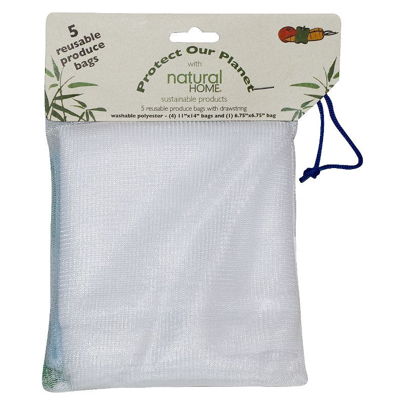 slide 1 of 1, Natural Home Veggie Bags, 1 ct