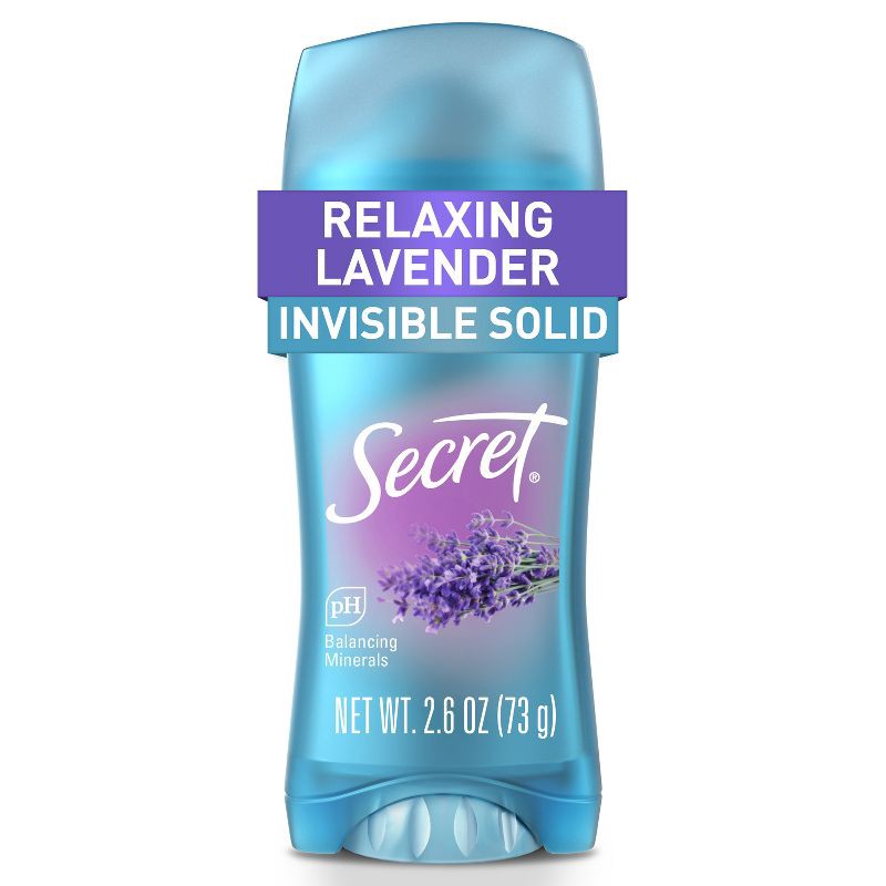 slide 3 of 9, Secret Invisible Solid Antiperspirant & Deodorant - Lavender Scent 2.6oz, 2.6 oz