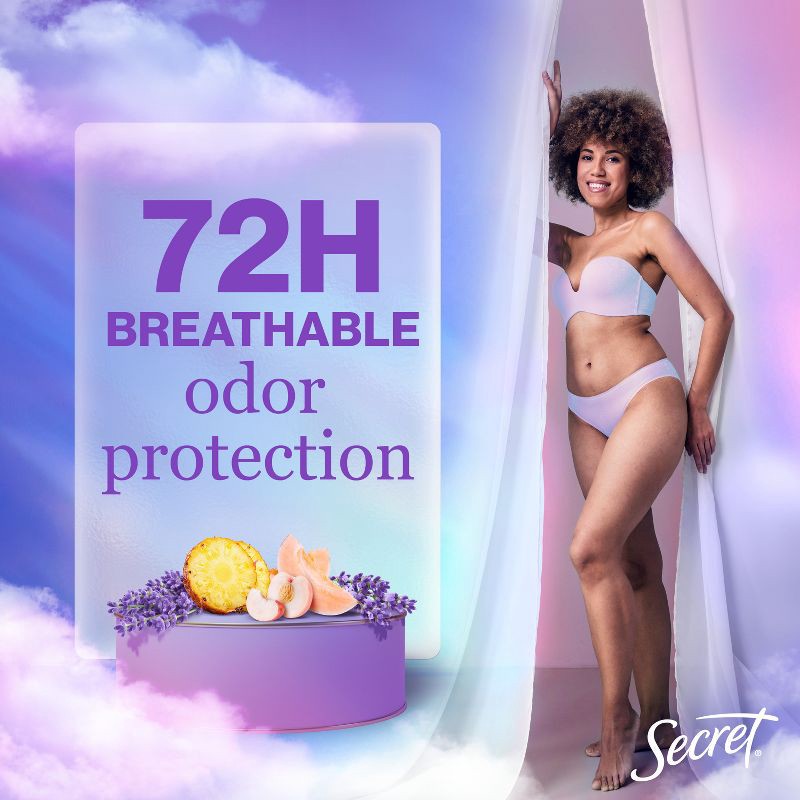 slide 7 of 9, Secret Invisible Solid Antiperspirant & Deodorant - Lavender Scent 2.6oz, 2.6 oz
