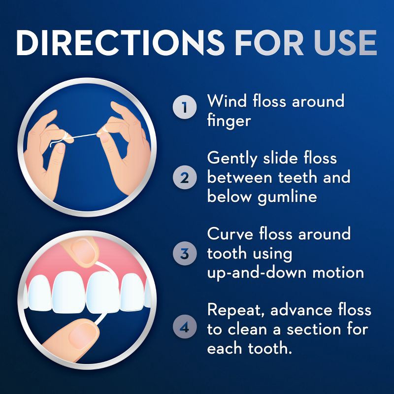 slide 7 of 9, Oral-B Mint Super Floss Pre-Cut Strands - 50ct, 50 ct