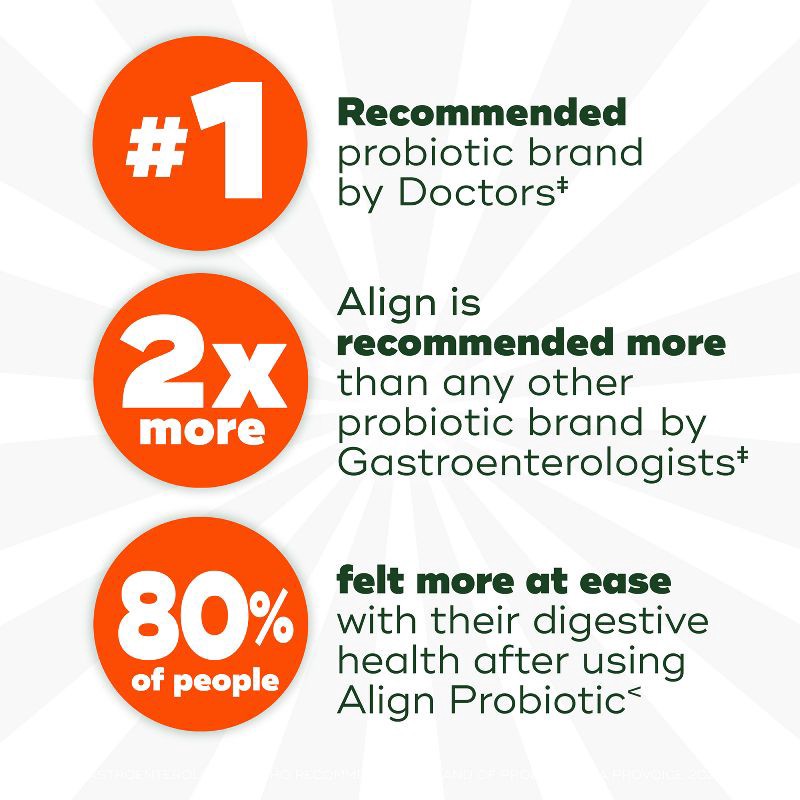 slide 5 of 9, Align Daily Probiotic Supplement - Capsules - 42ct, 42 ct