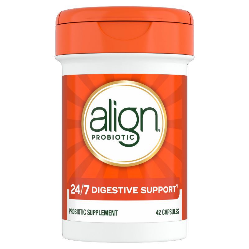 slide 1 of 9, Align Daily Probiotic Supplement - Capsules - 42ct, 42 ct