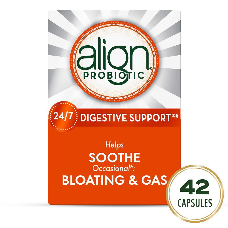 slide 1 of 9, Align Daily Probiotic Supplement - Capsules - 42ct, 42 ct