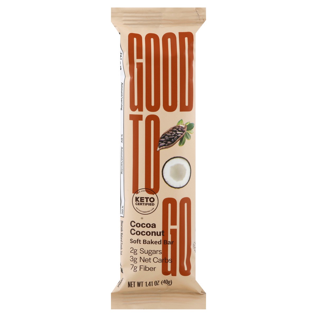 slide 9 of 9, Good to Go Cocoa Coconut Keto, 1.4 oz