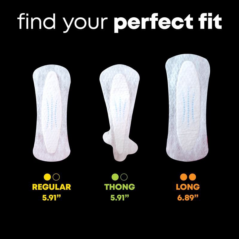 slide 4 of 11, U by Kotex Balance Fragrance Free Panty Liners - Light Absorbency - Regular length - 100ct, 100 ct