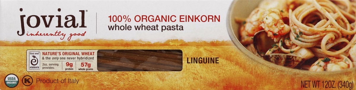 slide 3 of 4, Jovial Linguine Einkorn Psta, 12 oz