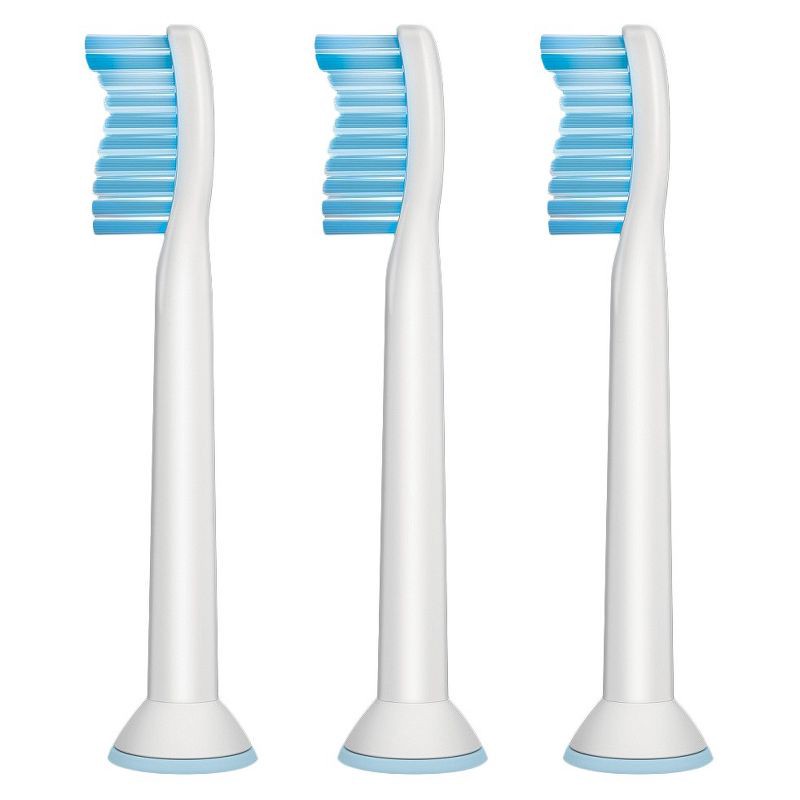 slide 1 of 4, Philips Sonicare Sensitive Replacement Electric Toothbrush Head - HX6053/64 - White - 3ct, 3 ct