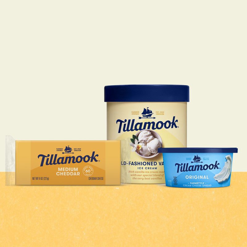 slide 5 of 5, Tillamook Medium Cheddar Cheese Block - 8oz, 8 oz