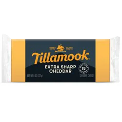 Tillamook Extra Sharp Cheddar Cheese Block - 8oz