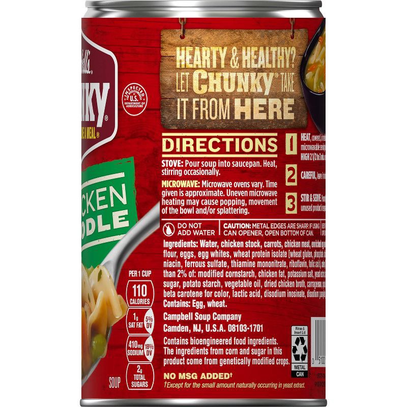 slide 12 of 14, Campbell's Chunky Healthy Request Chicken Noodle Soup - 18.6oz, 18.6 oz