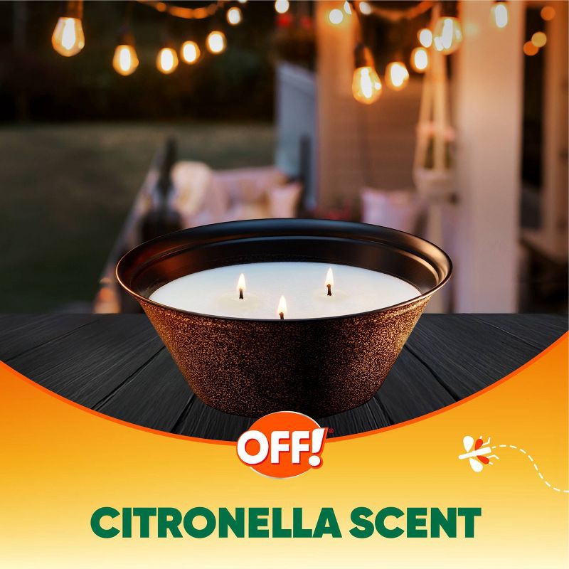 slide 5 of 13, OFF! Citronella Candle Outdoor Bug Deterrent Mosquito Candle - 23oz, 23 oz