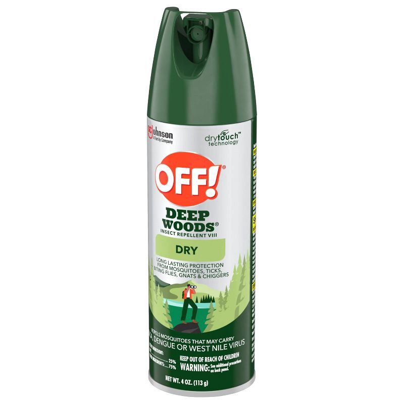 slide 12 of 14, OFF! Deep Woods Mosquito Repellent Bug Spray - 4oz, 4 oz