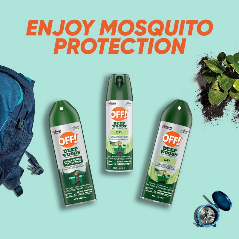 slide 13 of 14, OFF! Deep Woods Mosquito Repellent - 4oz, 4 oz