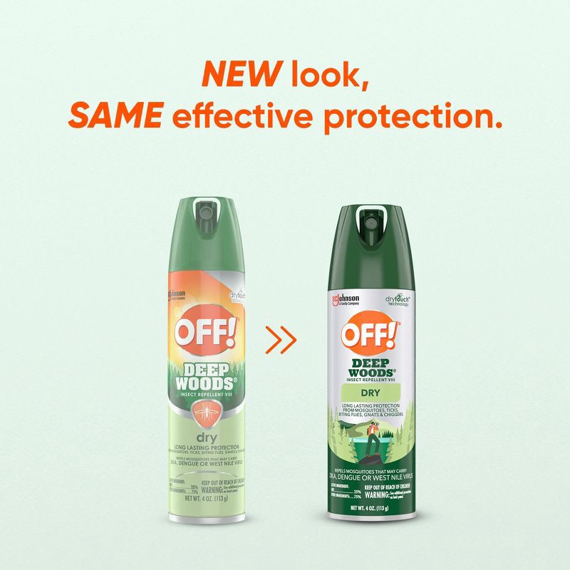 slide 14 of 14, OFF! Deep Woods Mosquito Repellent Bug Spray - 4oz, 4 oz