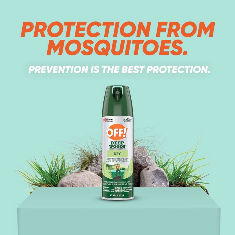 slide 5 of 14, OFF! Deep Woods Mosquito Repellent - 4oz, 4 oz