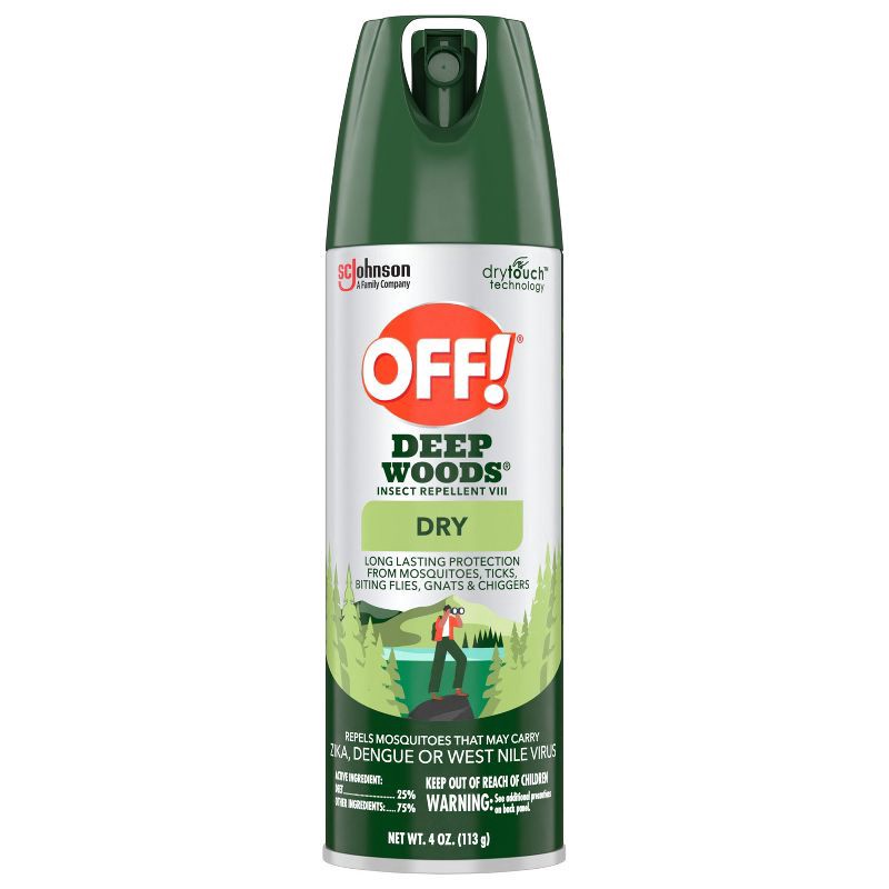 slide 10 of 13, OFF! Deep Woods Mosquito Repellent Bug Spray - 4oz, 4 oz