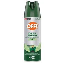 OFF! Deep Woods Bug Spray & Insect Repellent - 4oz: 8 Hour Protection, Aerosol Spray, Contains 25% DEET